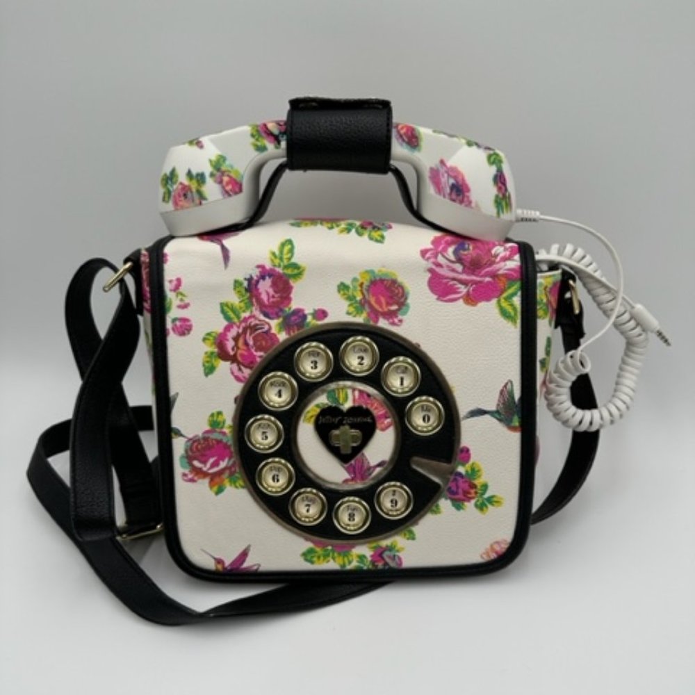 Betsey Johnson Kitsch Hummingbird Hotline Rotary Phone